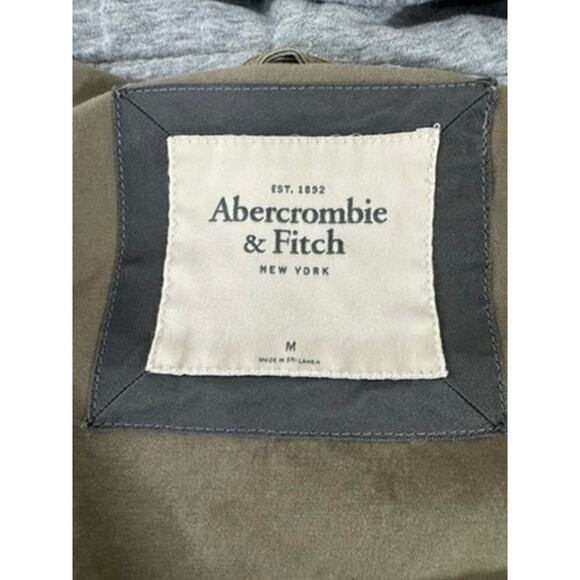 "Abercrombie & Fitch"Women's Rugged Jacket SZ M Hooded Preppy Bella Swan Tomboy - Picture 8 of 11